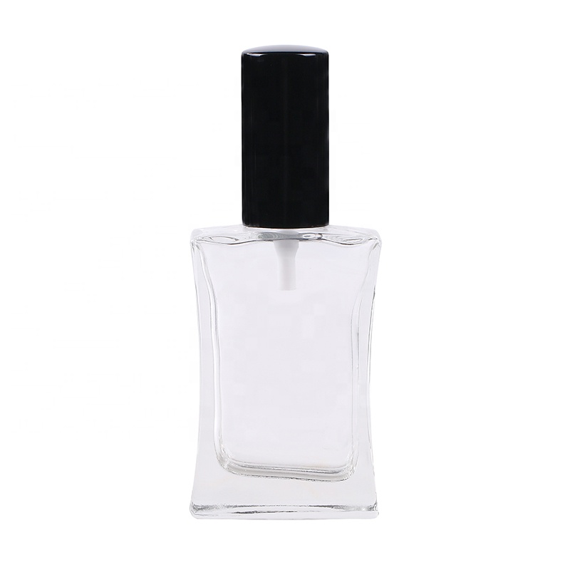 30ml 50ml 100ml square oil perfume empty glass bottle sprayer perfume glass bottle