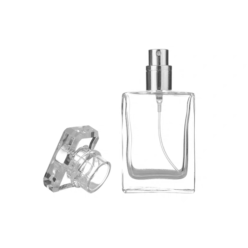 30ml 50ml 100ml unique import stock woman glass perfume bottles from china
