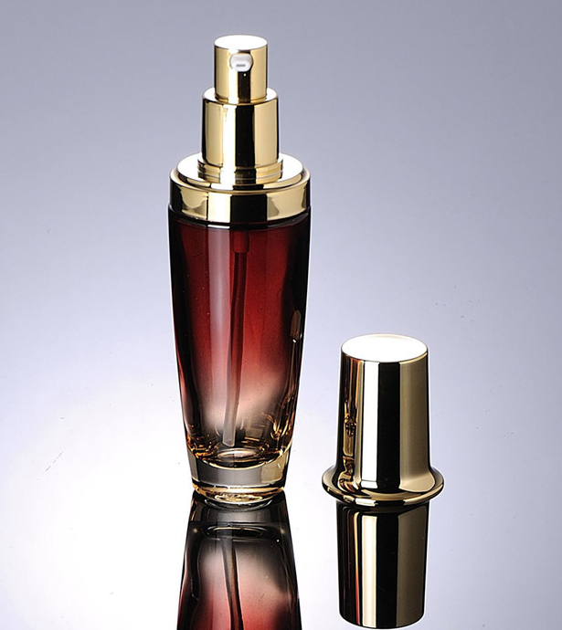 30ml 50ml 20g 30g 50g Luxury Black Glass Serum lotion Bottle With silver Dropper/Pump, black Cream Jar