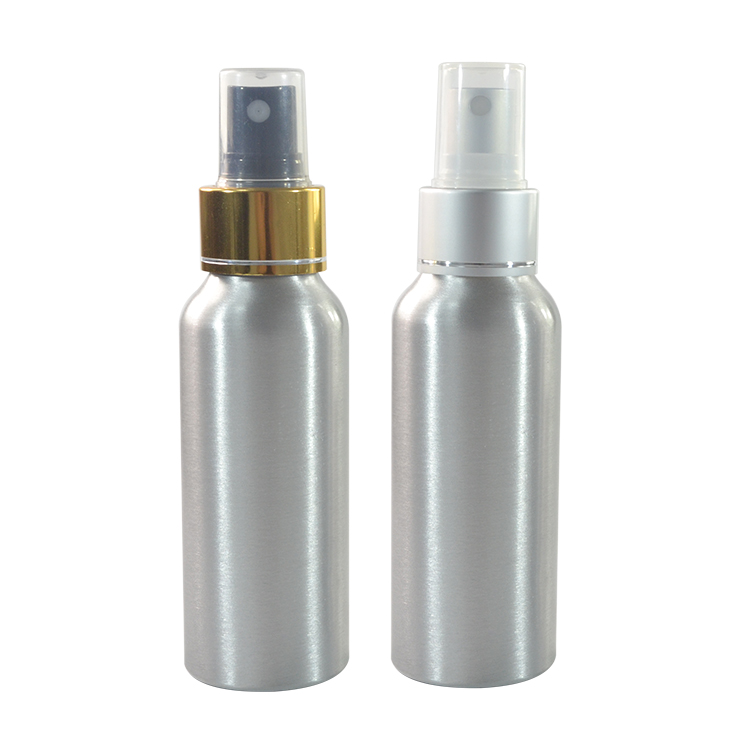 30ml 50ml 60ml 100ml 120ml 250ml aluminum spray bottle for perfume alcohol hand sanitizer packaging