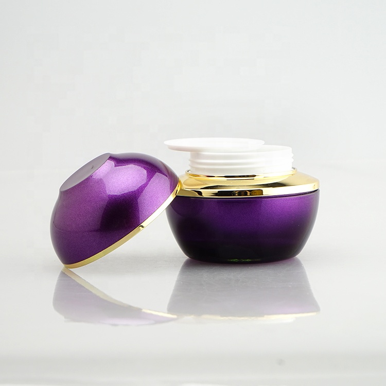 30ml 50ml 60ml 100ml Luxury round Acrylic face cream jar Cosmetic Packaging