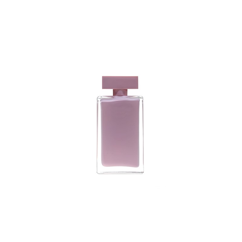 30ml /50ml /60ml/100ml /Square Rectangle Empty Clear black Perfume Glass Bottle with Square Metal Crimp Cap