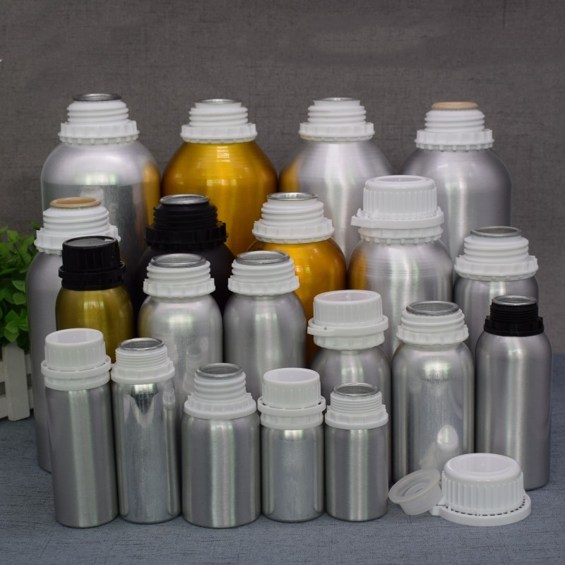 30ml 50ml 60ml 100ml empty pesticide aluminum metal chemical bottle