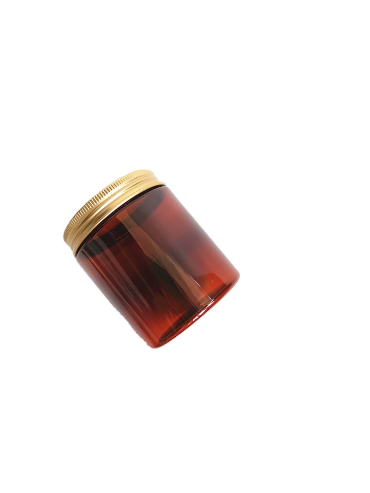30ml 50ml 60ml 80ml 100ml 120ml 150ml 200ml 250ml 500ml clear plastic PET jar plastic jar with aluminium lid and transparent inn