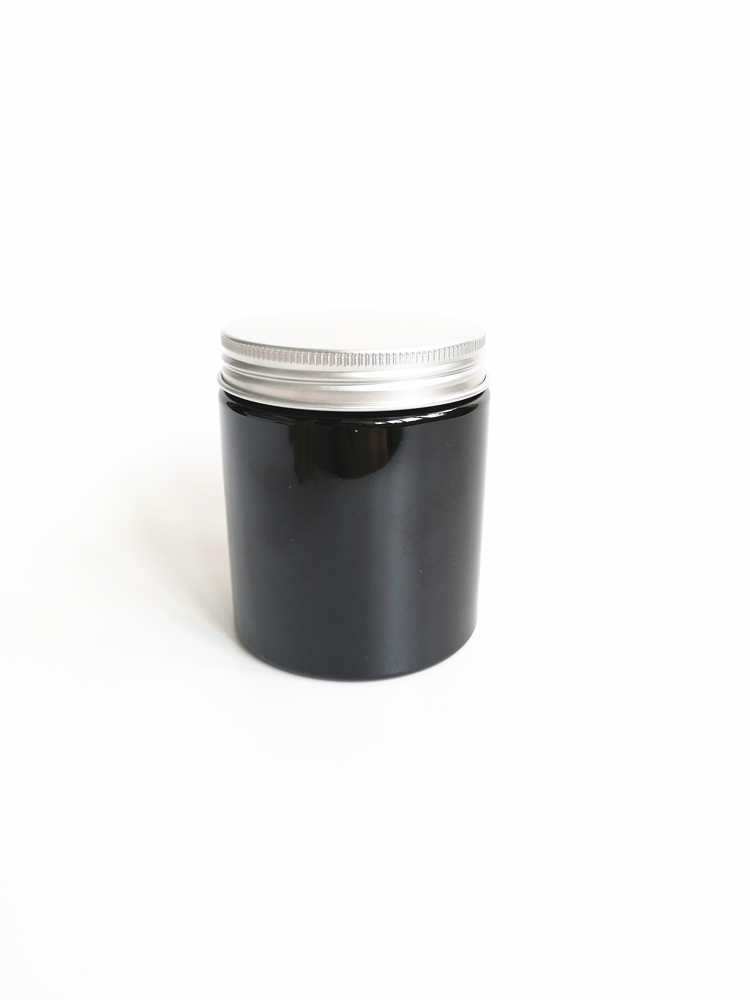 30ml 50ml 60ml 80ml 100ml 120ml 150ml 200ml 250ml 500ml clear plastic PET jar plastic jar with aluminium lid and transparent inn