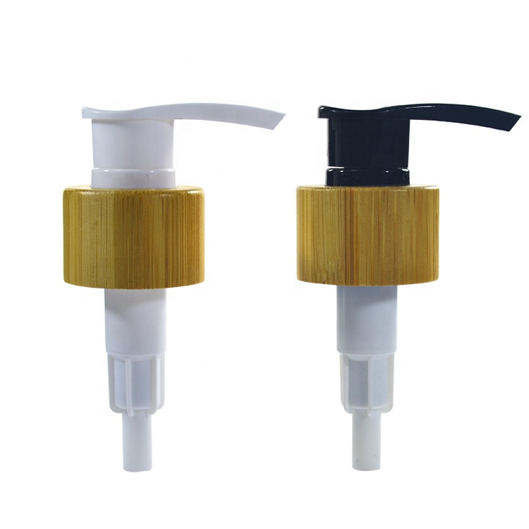 30ml 50ml 60ml 80ml 100ml 120ml 150ml 250ml 500ml bamboo lotion pump spray cap plastic bottle