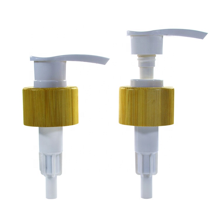 30ml 50ml 60ml 80ml 100ml 120ml 150ml 250ml 500ml bamboo lotion pump spray cap plastic bottle