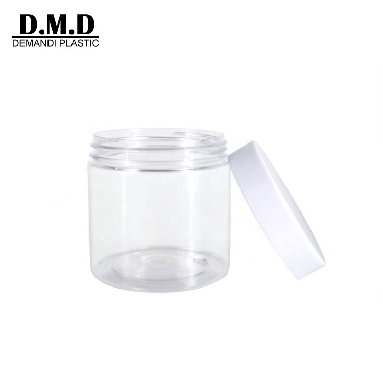 30ml 50ml 60ml 80ml 100ml small neck empty clear 47# plastic PET jar with lid