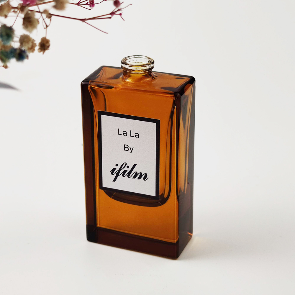30ml 50ml 70ml multi color clear hand polished glass perfume bottles with special spray cap