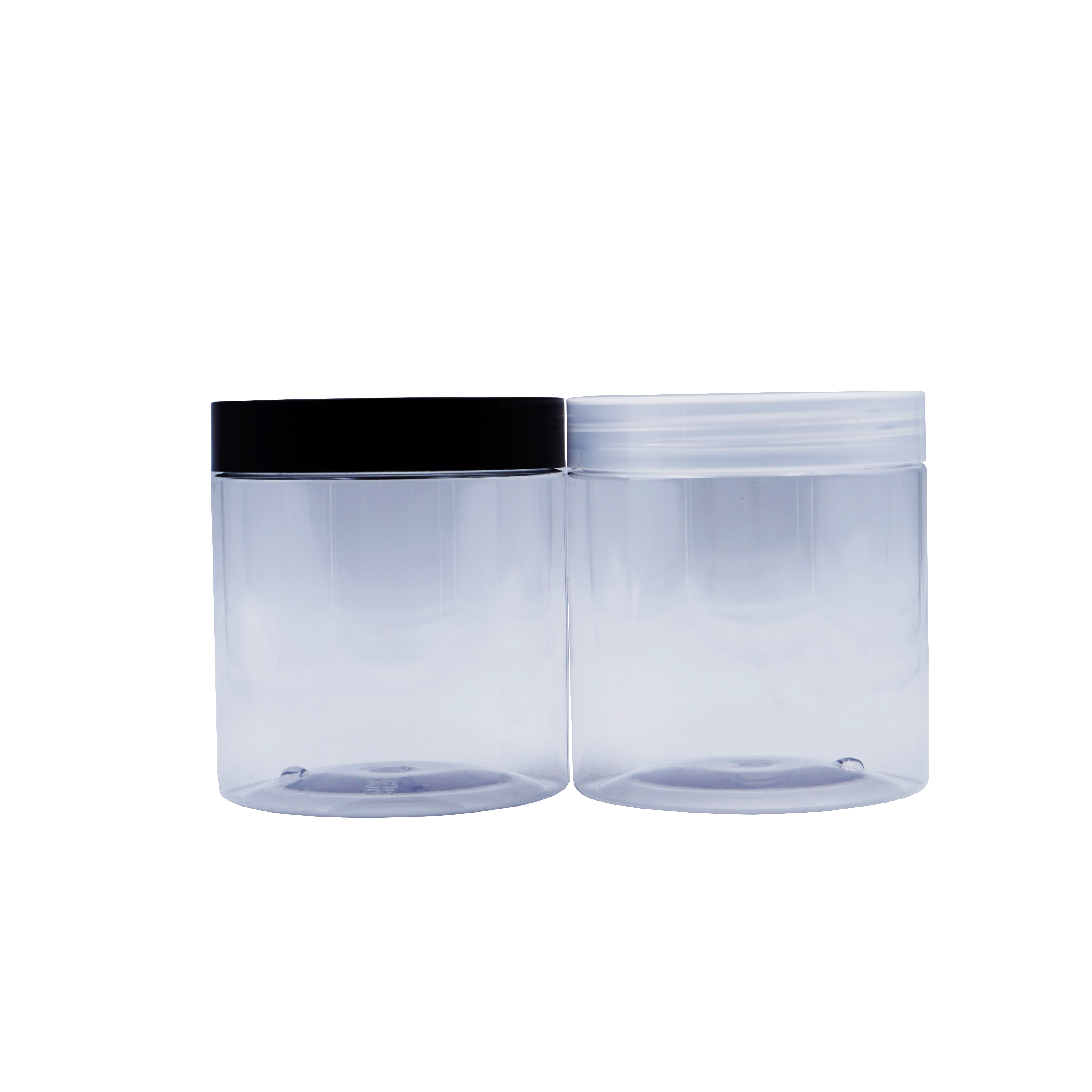 30ml 50ml 80ml 100ml 120ml 150ml 180ml 200ml 250ml 300ml 16oz plastic jar with transparent white black aluminum gold lid