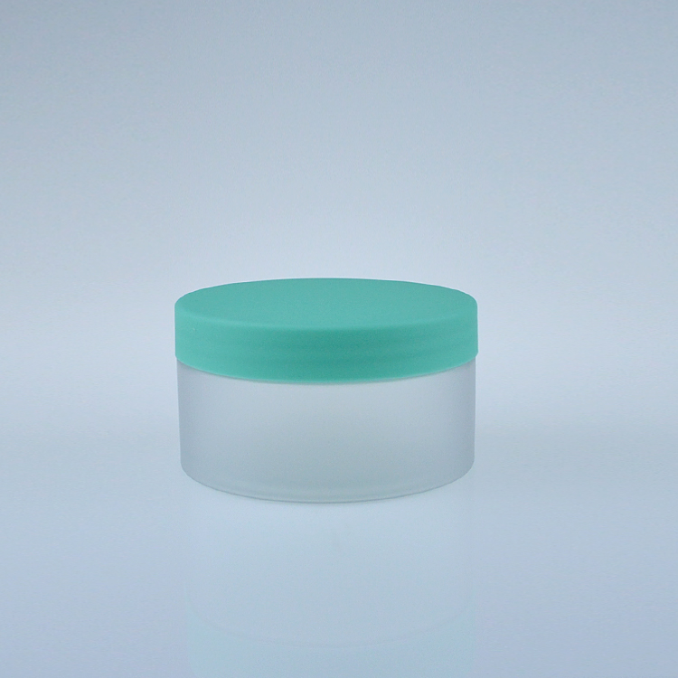 30ml 50ml 80ml 100ml 120ml 200ml 250ml 500ml cosmetic packaging clear amber black frosted pet plastic jar with plastic lid