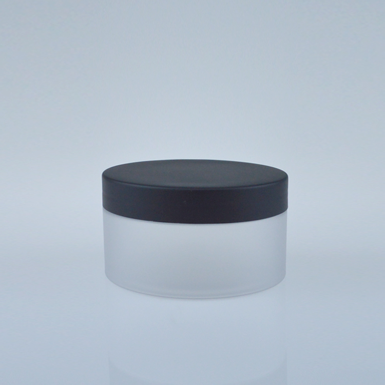 30ml 50ml 80ml 100ml 120ml 200ml 250ml 500ml cosmetic packaging clear amber black frosted pet plastic jar with plastic lid