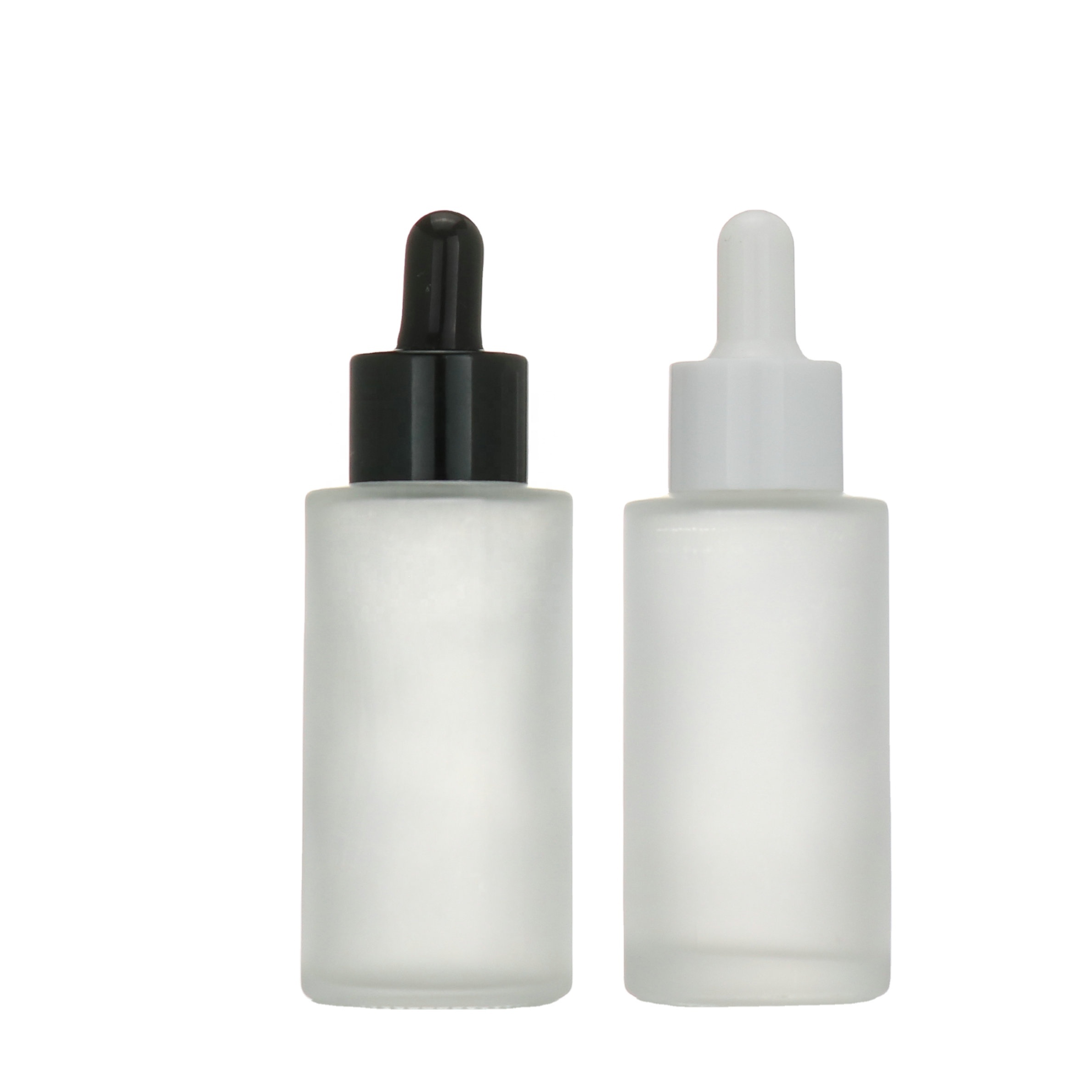 30ml 50ml 80ml 100ml 120ml Cosmetic Glass Dropper Serum Bottle Lotion Pump Bottle For Skin Care Packaging