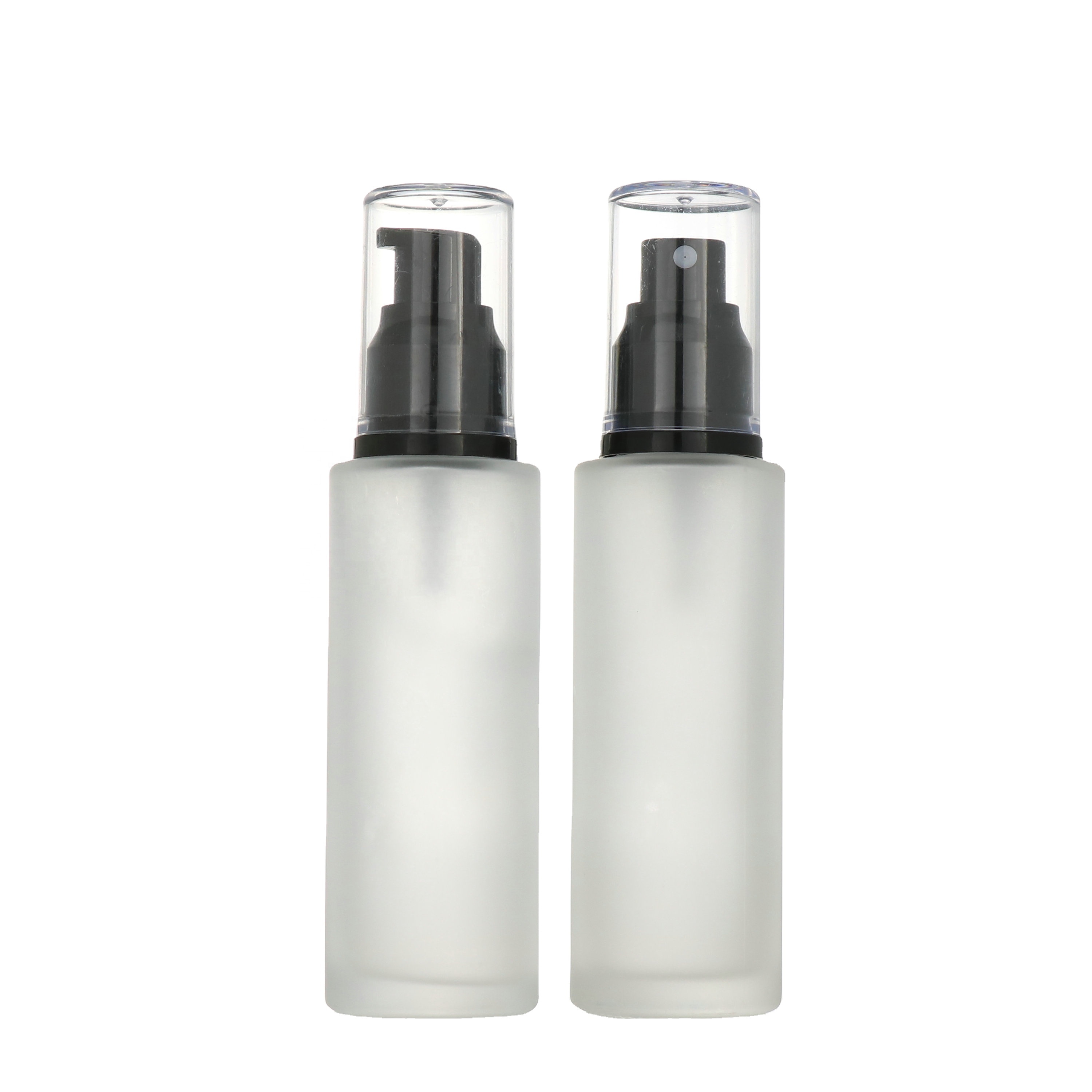 30ml 50ml 80ml 100ml 120ml Cosmetic Glass Dropper Serum Bottle Lotion Pump Bottle For Skin Care Packaging