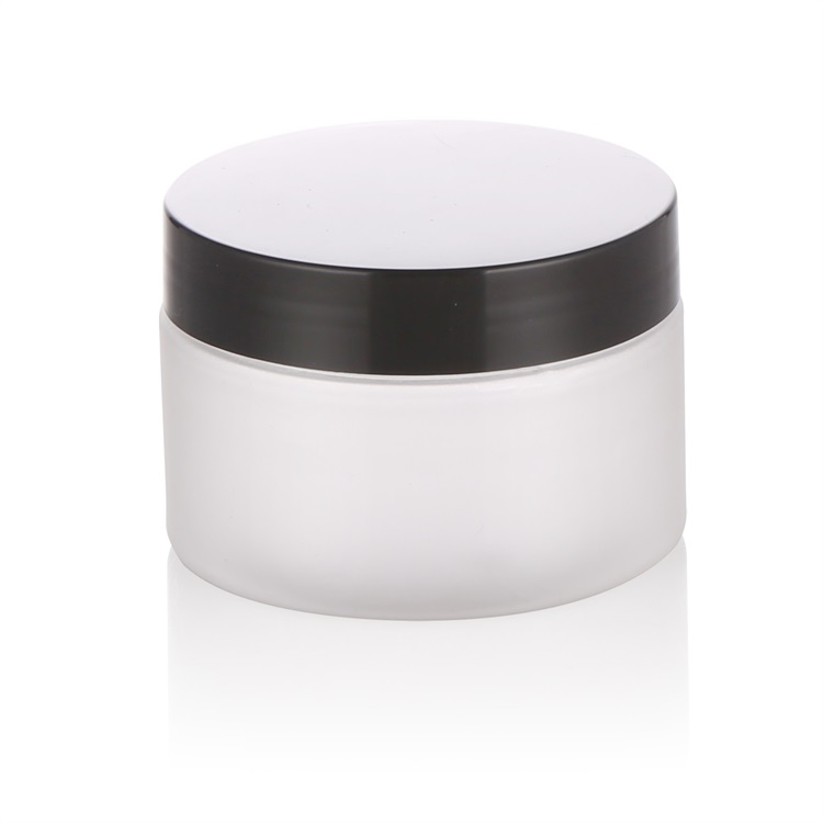 30ml 50ml 80ml 100ml 150ml 200ml 250ml 300ml PET plastic cosmetic container wide mouth frosted plastic jar with lid