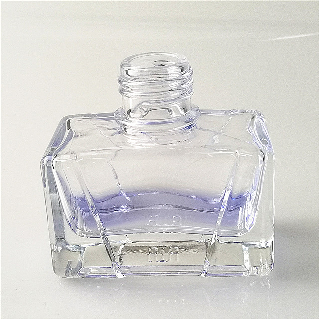 30ml 50ml Antique empty glass ink bottles pot with black lid