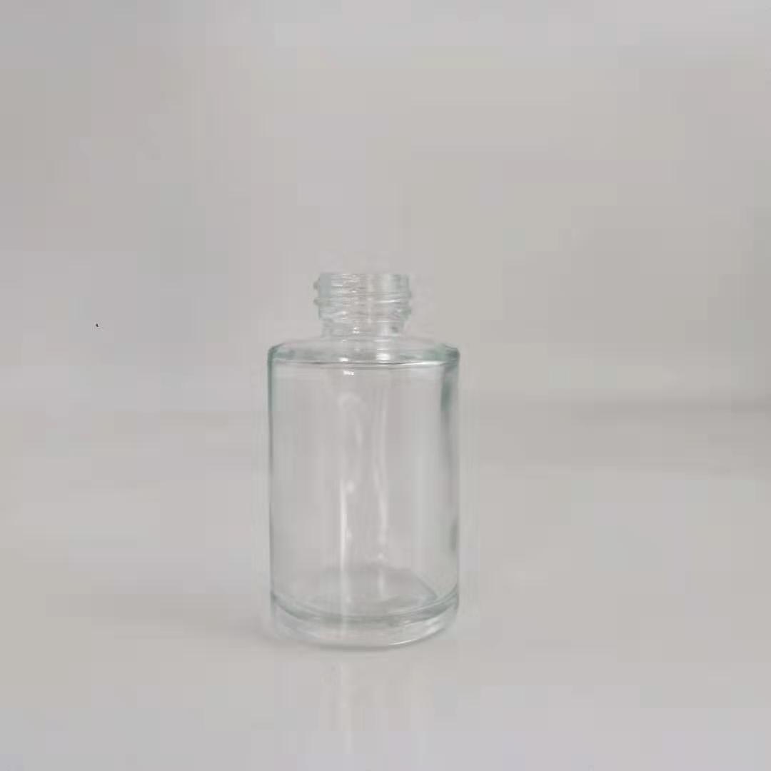 30ml 50ml Clear Frosted Glass Bottle For Lotion