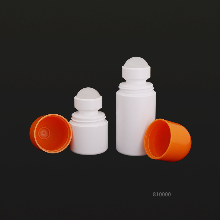 30ml 50ml Clear plastic perfume essential oil deodorant roll on bottle