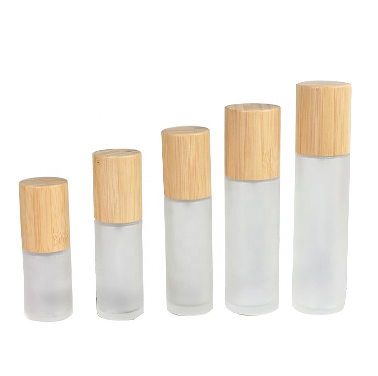 30ml 50ml Cosmetic Airless Pump Empty Glass Cream Bottle