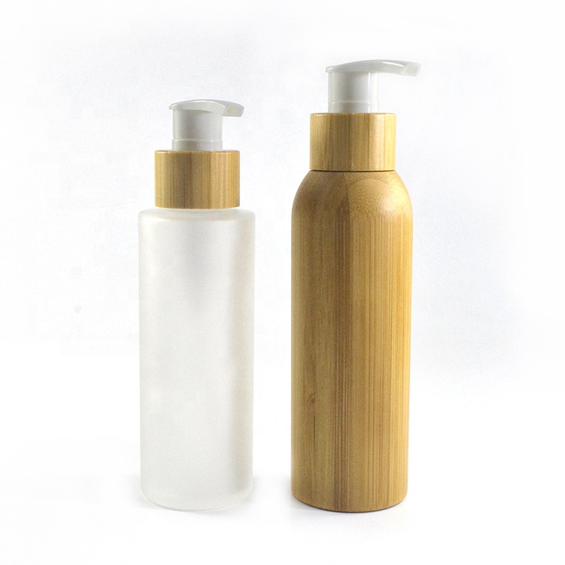 30ml 50ml Cosmetic Airless Pump Empty Glass Cream Bottle