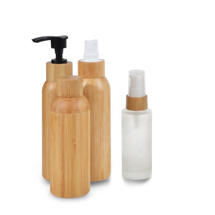 30ml 50ml Cosmetic Airless Pump Empty Glass Cream Bottle