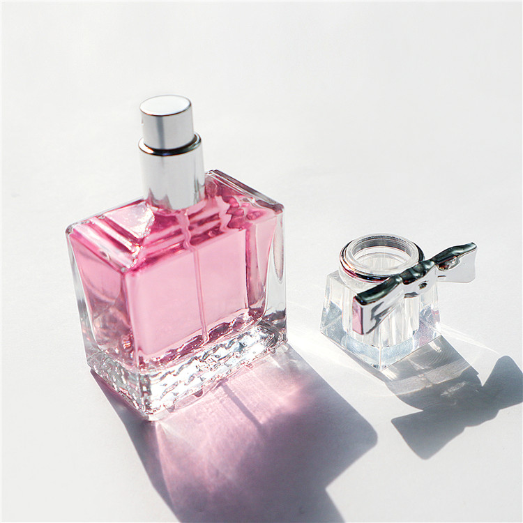 30ml 50ml Rectangular Square Packaging Spray Perfume Glass Bottle