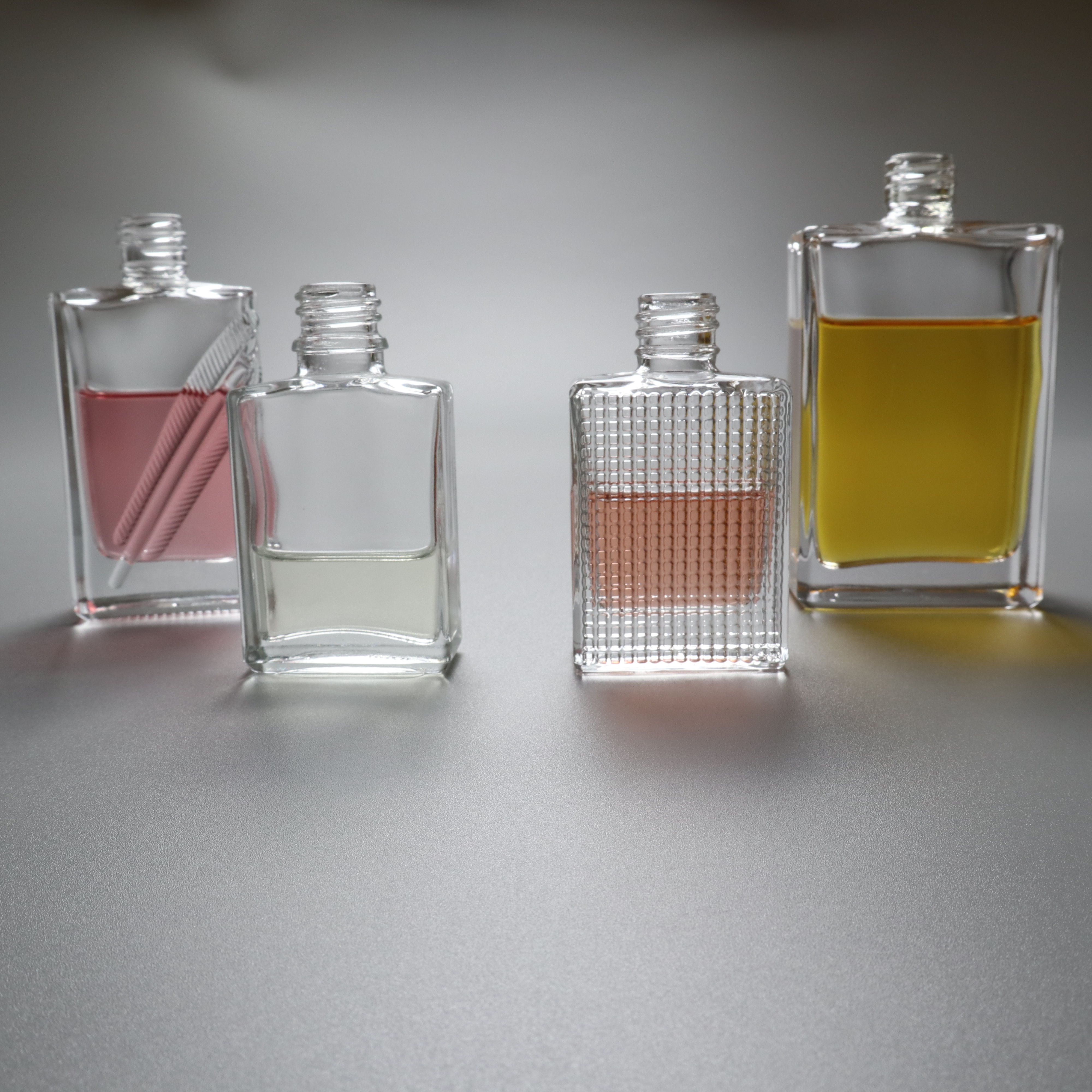30ml 50ml Rectangular Square Packaging Spray Perfume Glass Bottle