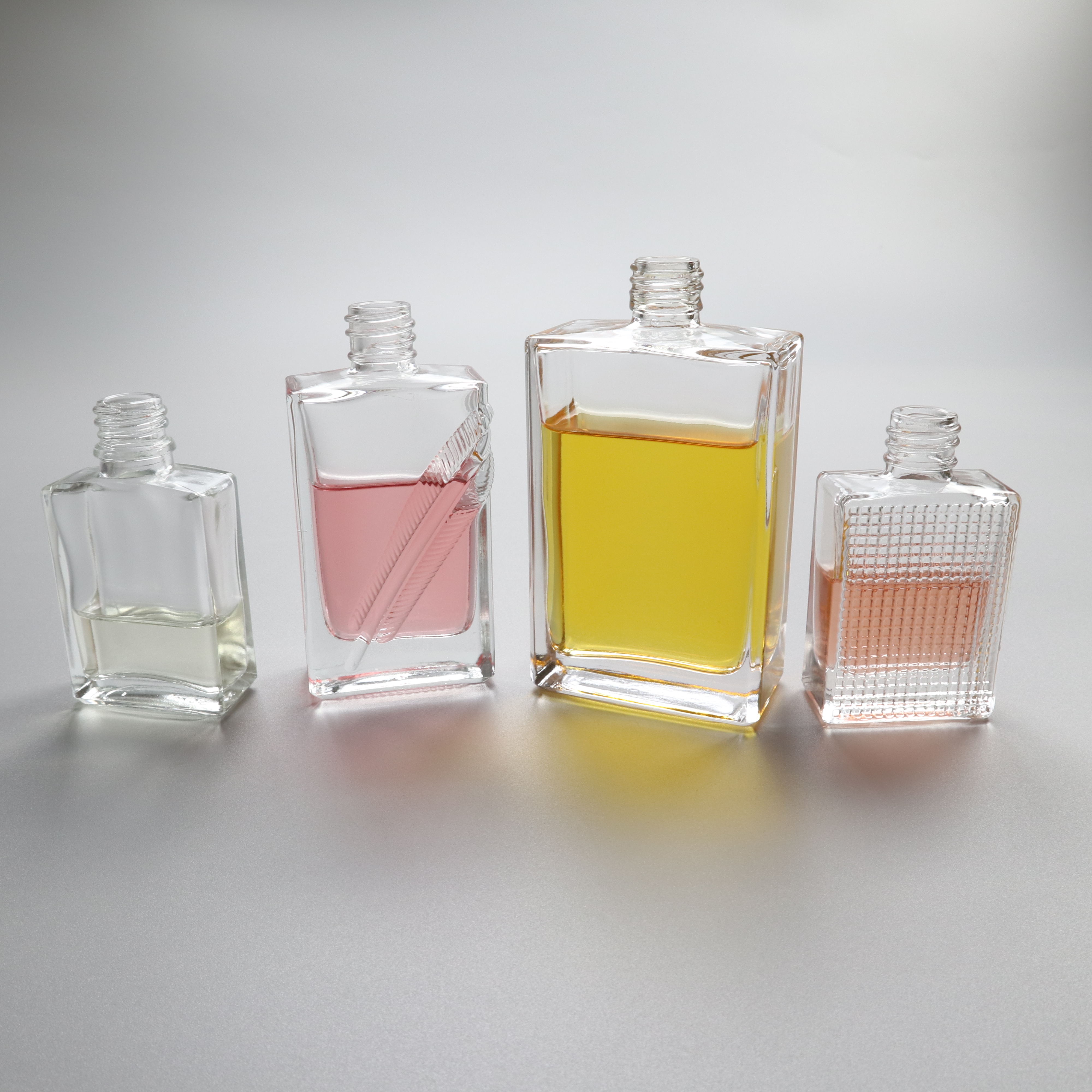 30ml 50ml Rectangular Square Packaging Spray Perfume Glass Bottle