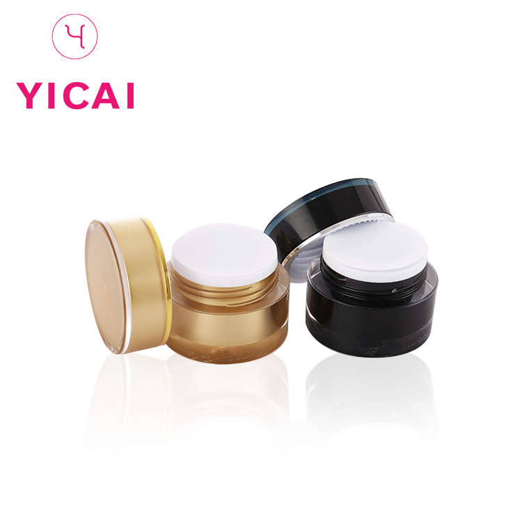 30ml 50ml Round face cream container cosmetic acrylic jar for cream with screw cap