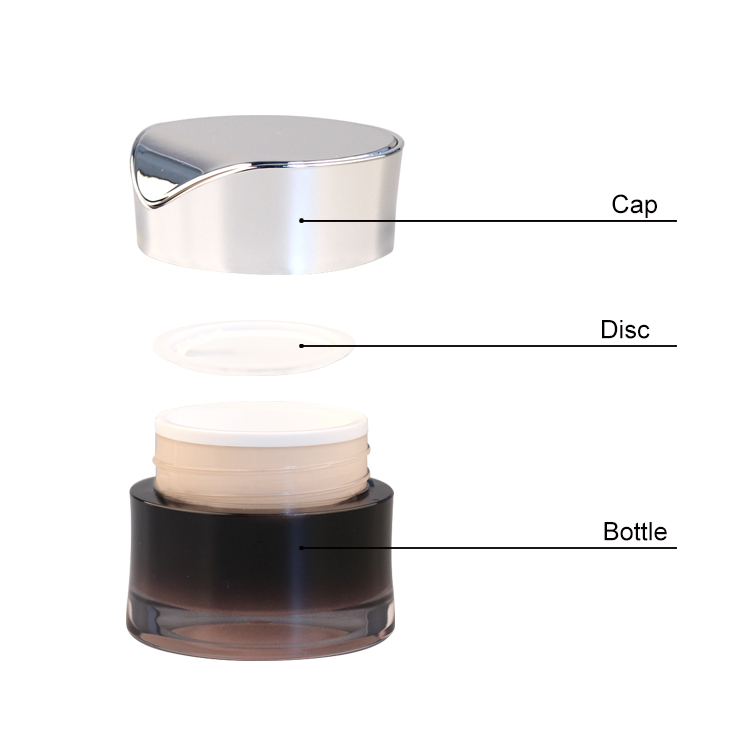 30ml 50ml Wholesale Containers Luxury Face cream jars Plastic cosmetic Acrylic cream Jar