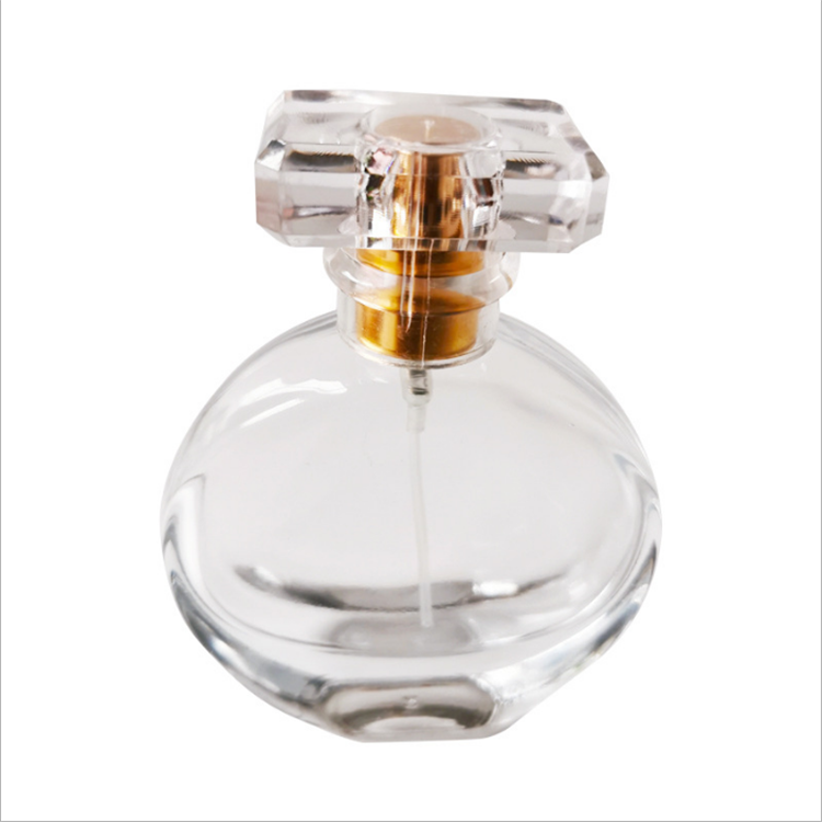 30ml 50ml Wholesale fine mist luxury oblate perfume glass spray bottle