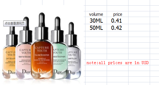 30ml 50ml essential oil serum flat shoulder clear glass dropper bottle