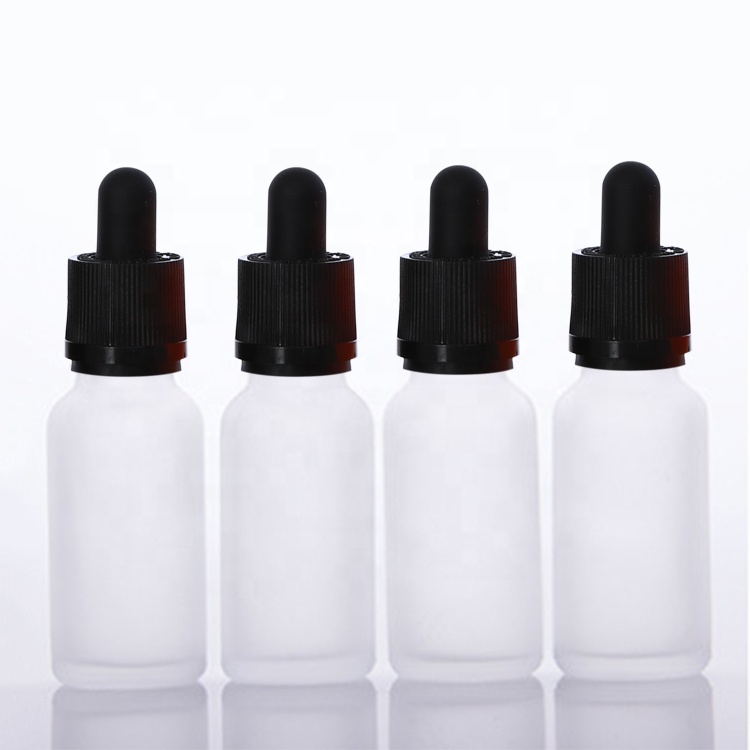 30ml 50ml frosted CBD bottles white frosted essential oil bottles essential oil frosted glass bottle