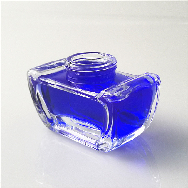 30ml 50ml glass ink bottle container with black cap