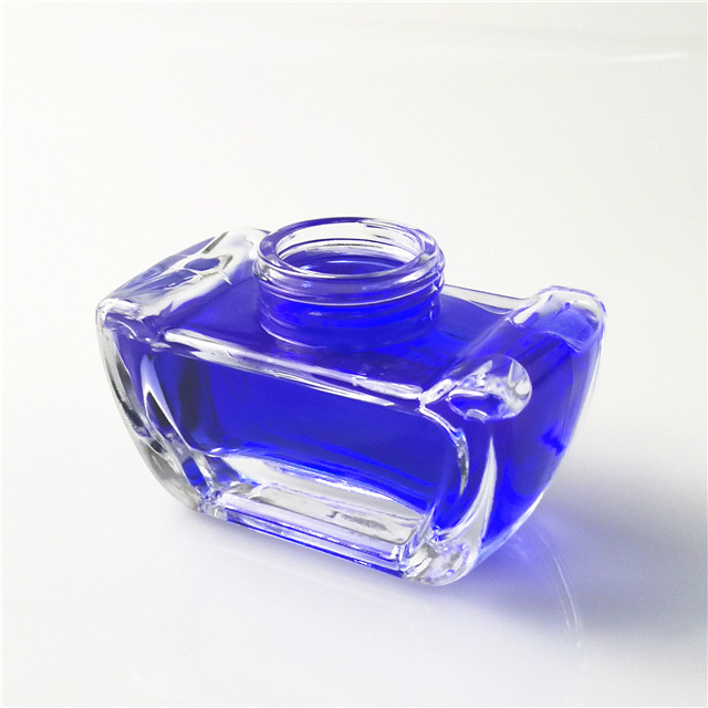 30ml 50ml glass ink bottle container with black cap