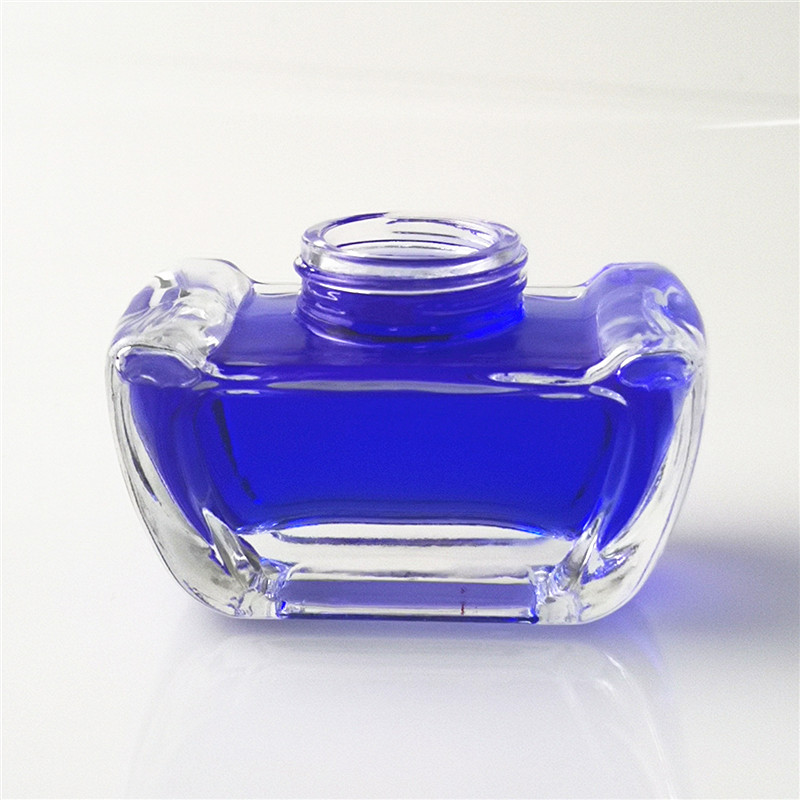 30ml 50ml glass ink bottle container with black cap