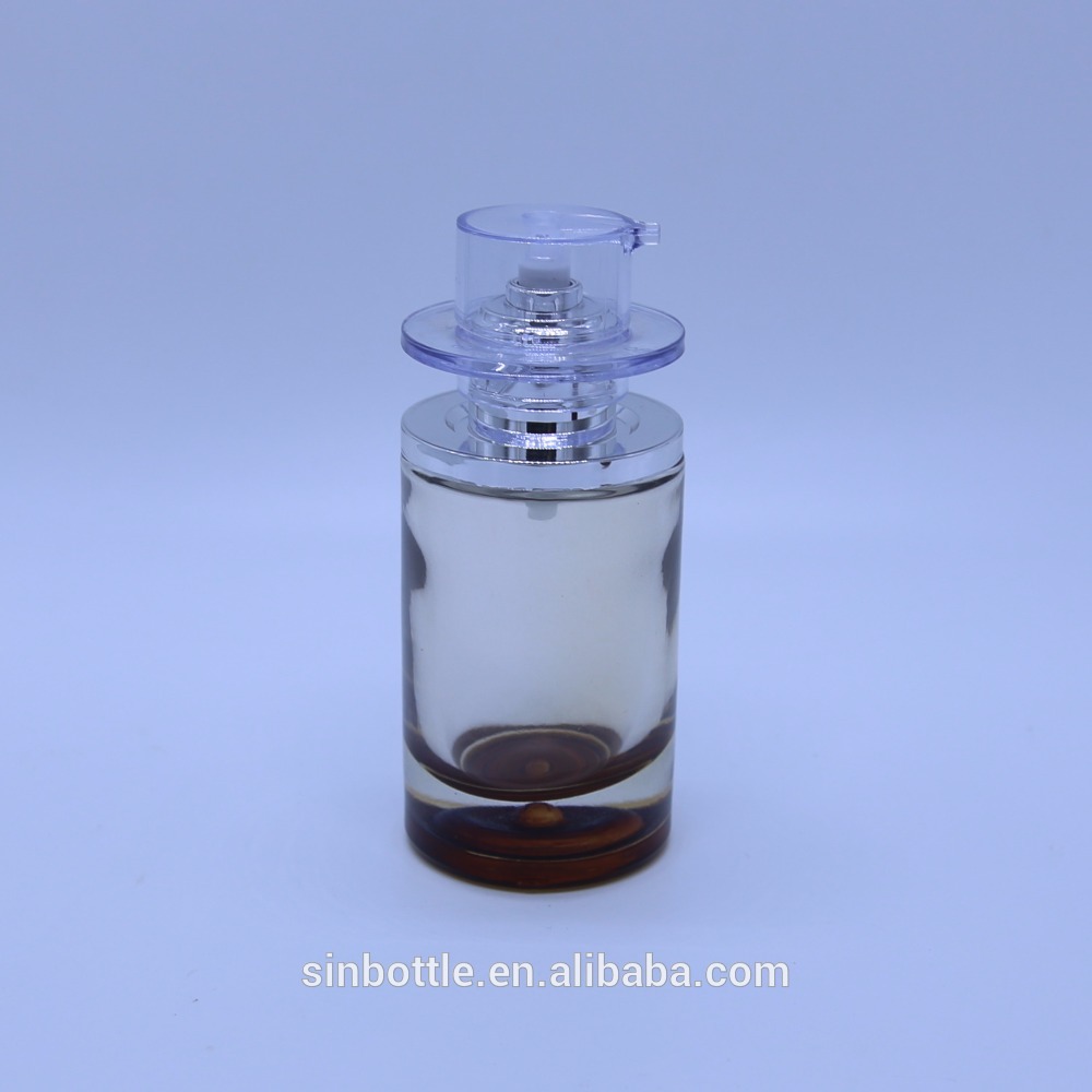 30ml/50ml high-end pump glass bottle for cosmetic