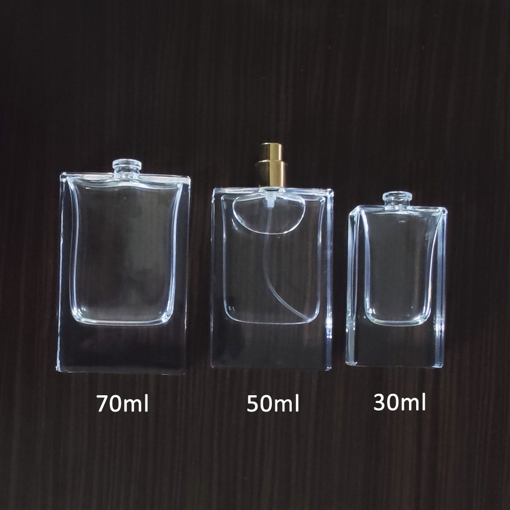 30ml 50ml travel easy carry high end modern simple stylish cologne bottle glass