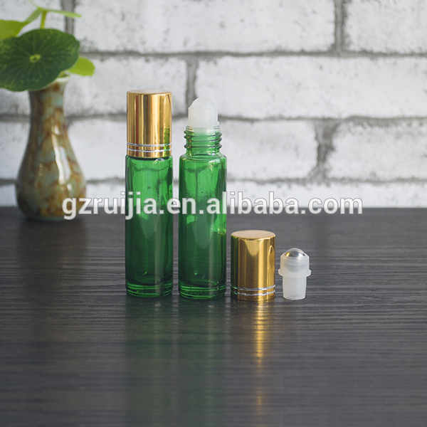 30ml 5ml 10ml roll on glass perfume bottle with steel roller ball