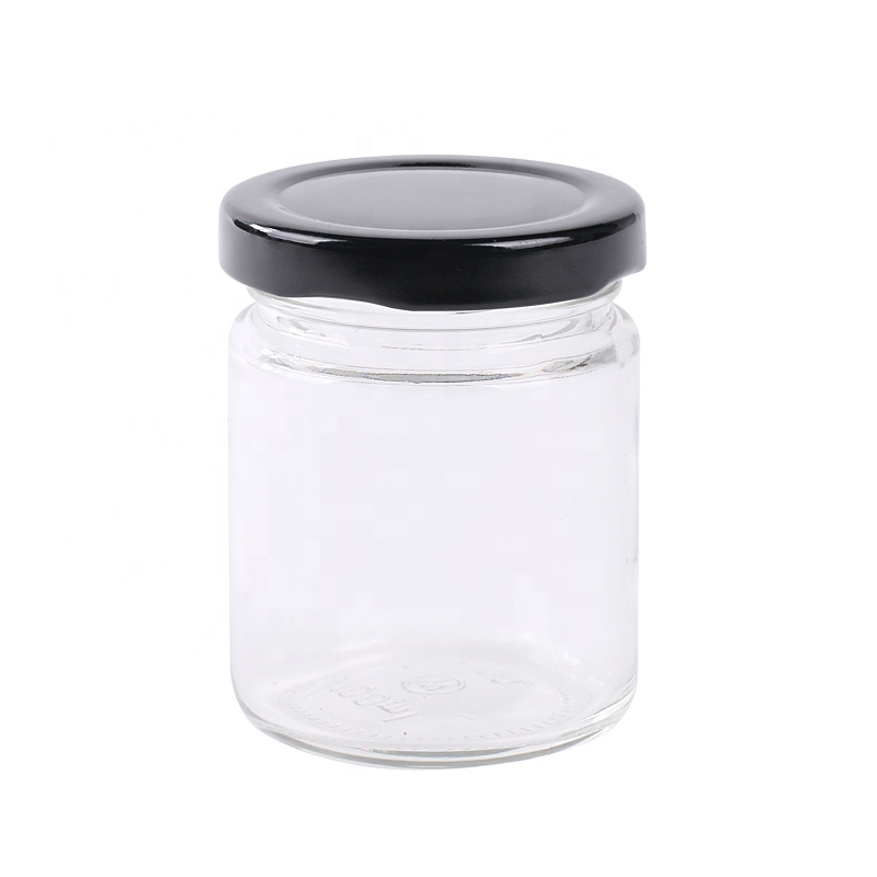 30ml 60ml 100ml 240ml clear empty round honey bird nest glass jar with easy open lid