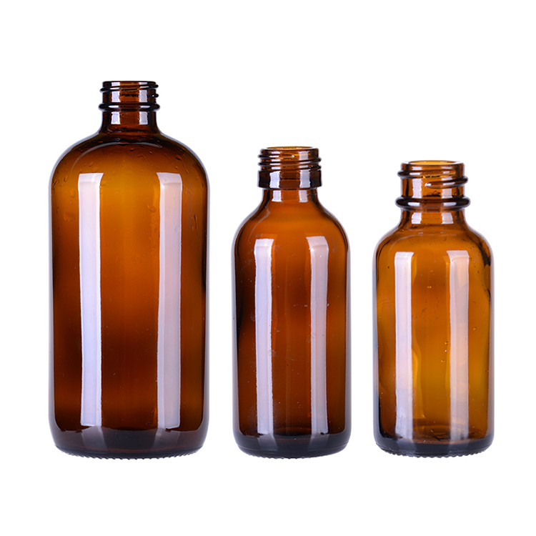 30ml/60ml/100ml amber syrup glass bottle