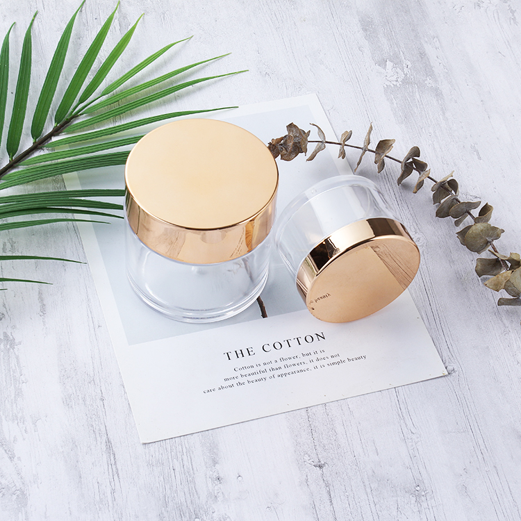 30ml 60ml 120ml 480ml PS clear nail acrylics dip powder empty jar cosmetic jar for Beauty makeup