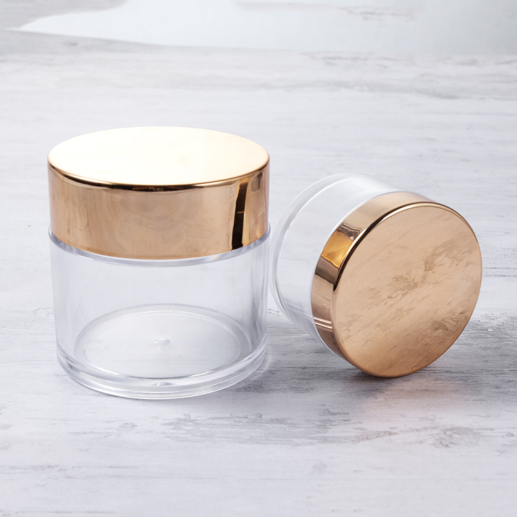 30ml 60ml 120ml 480ml PS clear nail acrylics dip powder empty jar cosmetic jar for Beauty makeup