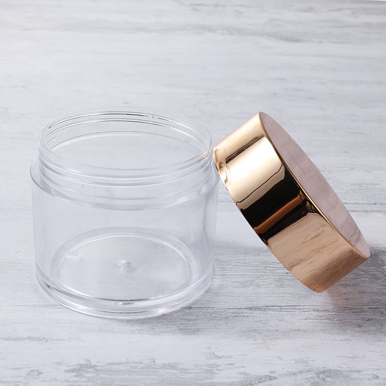 30ml 60ml 120ml 480ml PS clear nail acrylics dip powder empty jar cosmetic jar for Beauty makeup