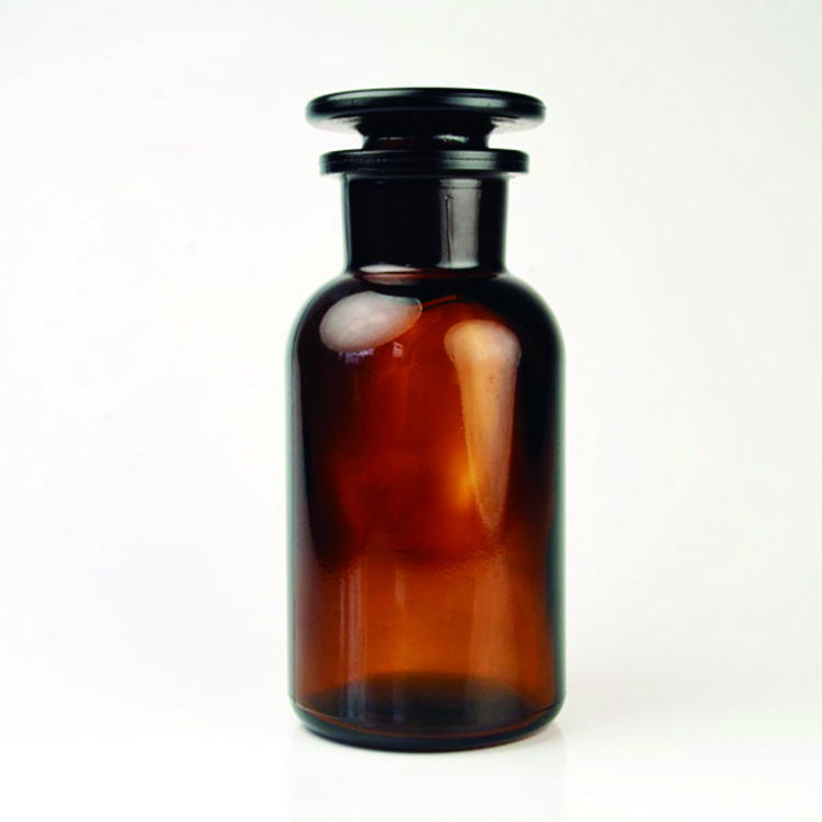 30ml 60ml 125ml 250ml 500ml 1000ml amber Medical glass pill apothecary reagent bottle with Sealed glass cork