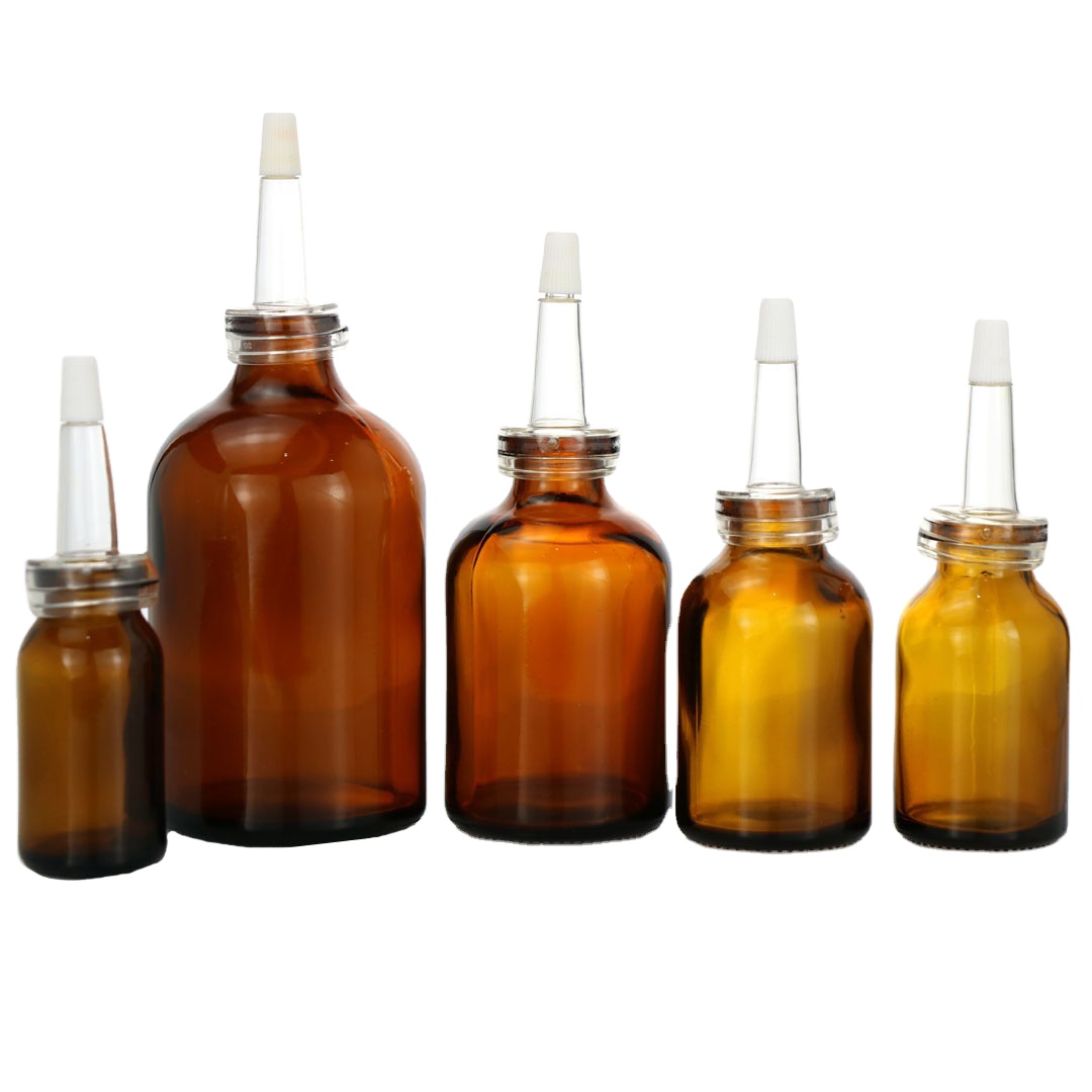 30ml 60ml 125ml 250ml 500ml 1000ml amber Medical glass pill apothecary reagent bottle with Sealed glass cork