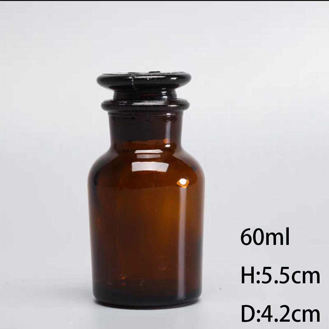 30ml 60ml 125ml 250ml Medical clear glass reagent bottle