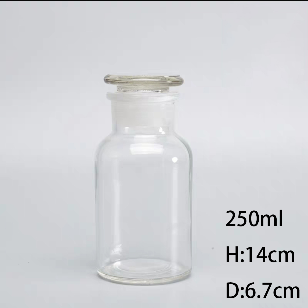 30ml 60ml 125ml 250ml Medical clear glass reagent bottle