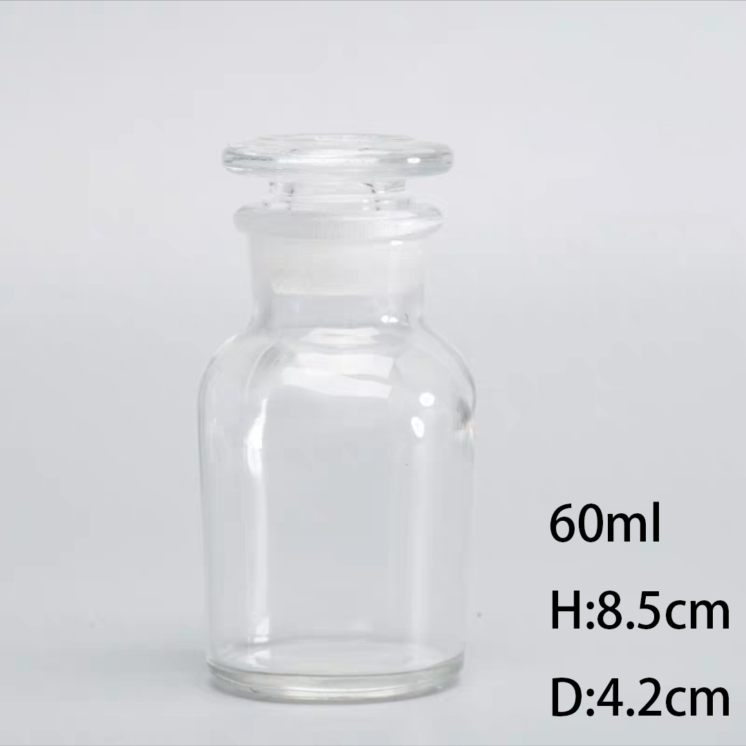 30ml 60ml 125ml 250ml Medical clear glass reagent bottle