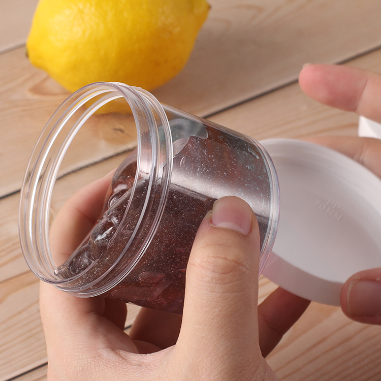30ml 60ml 150ml White Plastic Jar With Lid Screw Plastic Cosmetic Jars With Lids